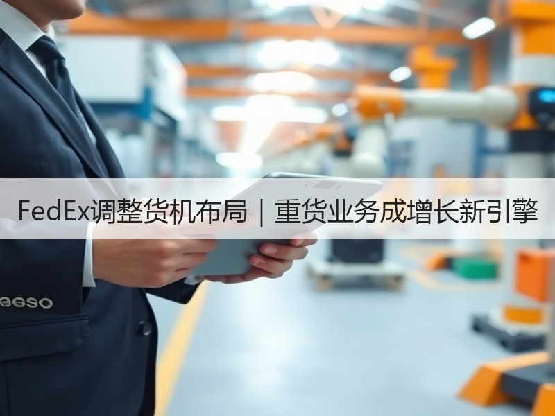 FedEx调整货机布局｜重货业务成增长新引擎