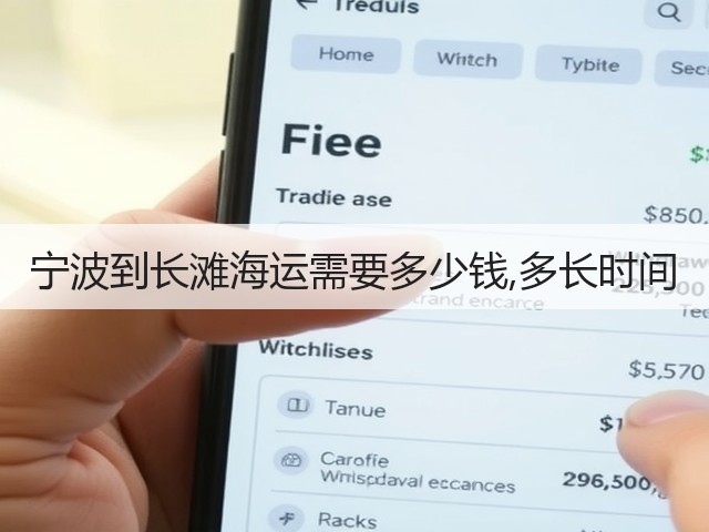宁波到长滩海运需要多少钱,多长时间(图1)