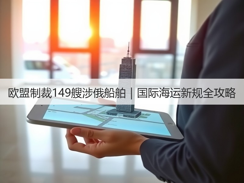 欧盟制裁149艘涉俄船舶｜国际海运新规全攻略