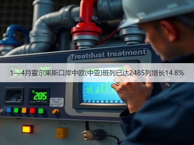 1—4月霍尔果斯口岸中欧(中亚)班列已达2485列增长14.8%(图3) 1—4月霍尔果斯口岸中欧(中亚)班列已达2485列增长14.8%(图3)