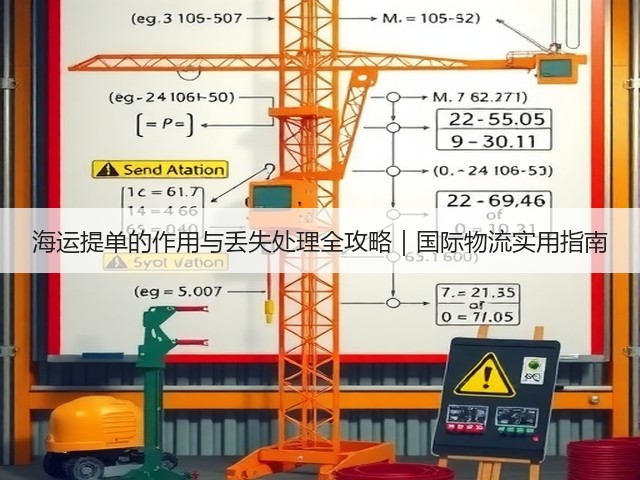 海运提单的作用与丢失处理全攻略｜国际物流实用指南(图3)
