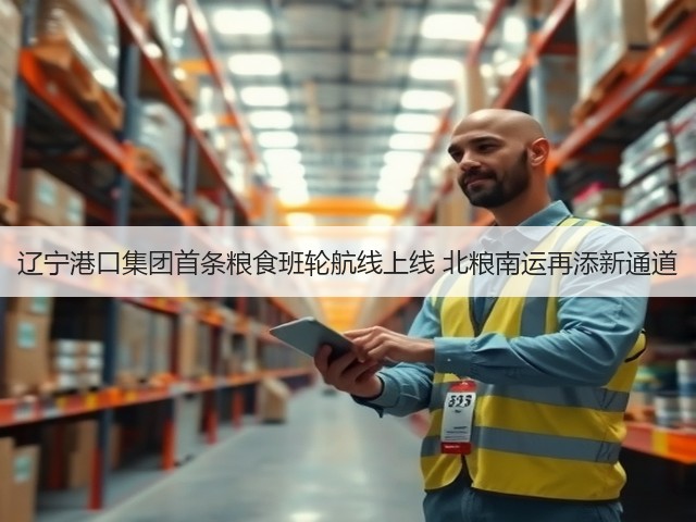 辽宁港口集团首条粮食班轮航线上线 北粮南运再添新通道(图3)