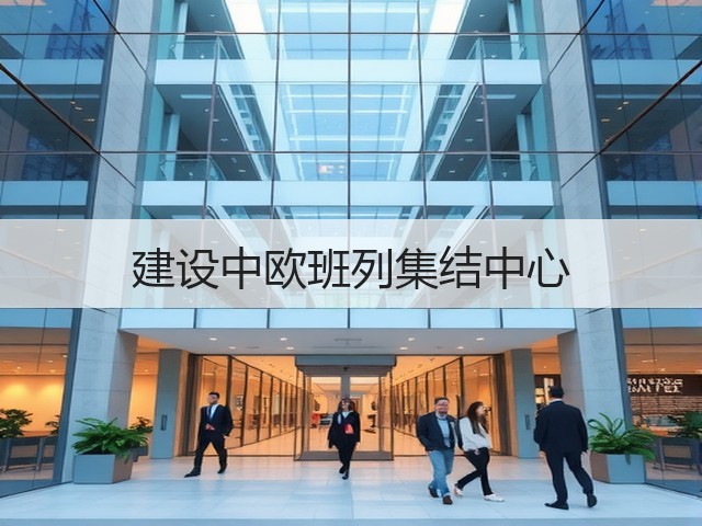 建设中欧班列集结中心(图2)