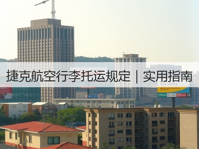 捷克航空行李托运规定｜实用指南(图3)
