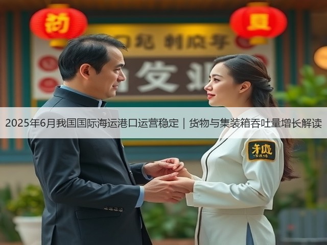 2025年6月我国国际海运港口运营稳定｜货物与集装箱吞吐量增长解读(图3)