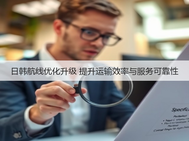 日韩航线优化升级 提升运输效率与服务可靠性(图2)