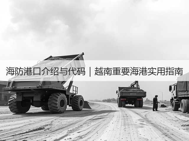 海防港口介绍与代码｜越南重要海港实用指南(图3)