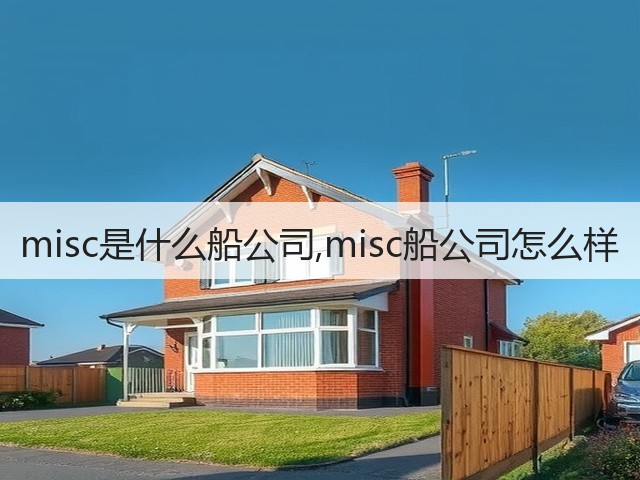 misc是什么船公司,misc船公司怎么样(图3)