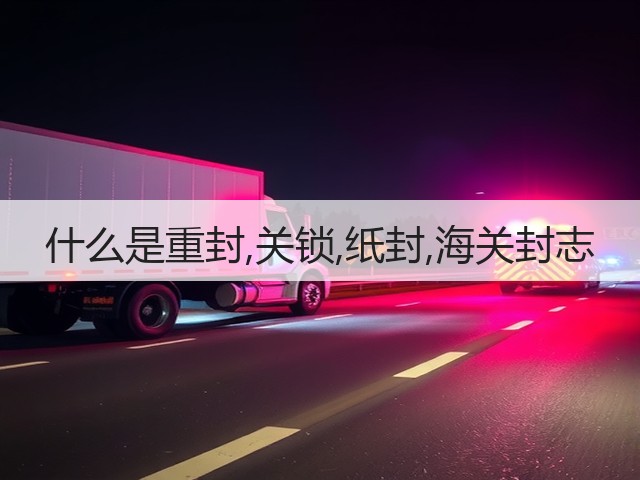 什么是重封,关锁,纸封,海关封志(图3)
