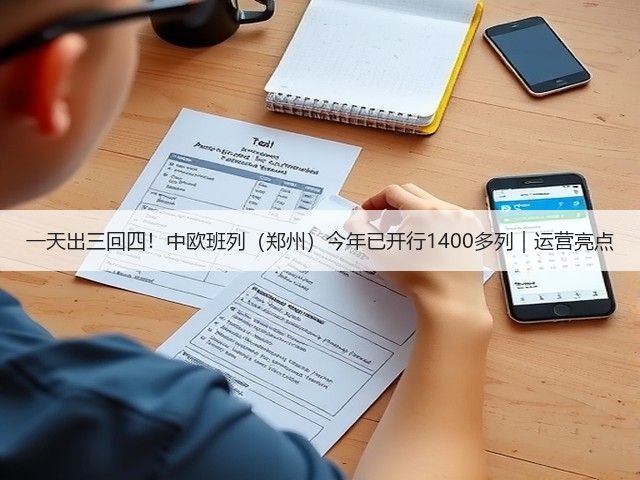一天出三回四！中欧班列（郑州）今年已开行1400多列｜运营亮点(图2)