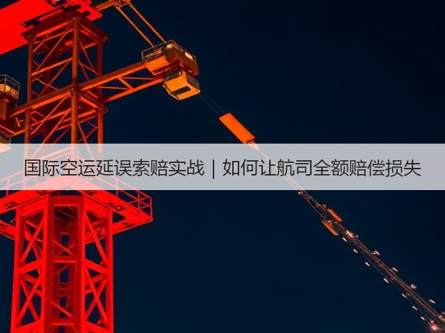国际空运延误索赔实战｜如何让航司全额赔偿损失(图2)