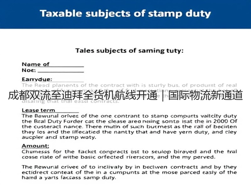 成都双流至迪拜全货机航线开通｜国际物流新通道