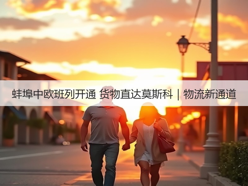 蚌埠中欧班列开通 货物直达莫斯科｜物流新通道