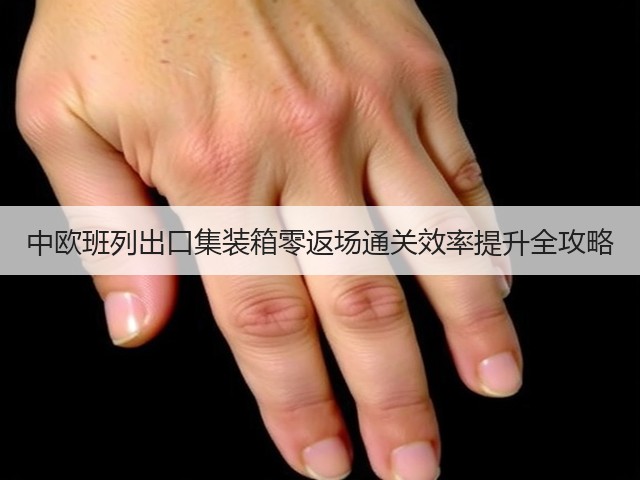 中欧班列出口集装箱零返场通关效率提升全攻略(图1)