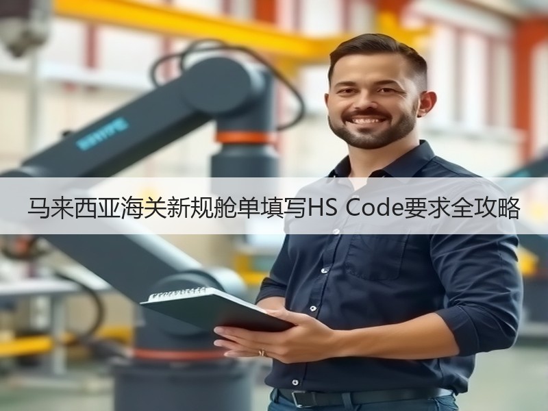 马来西亚海关新规舱单填写HS Code要求全攻略