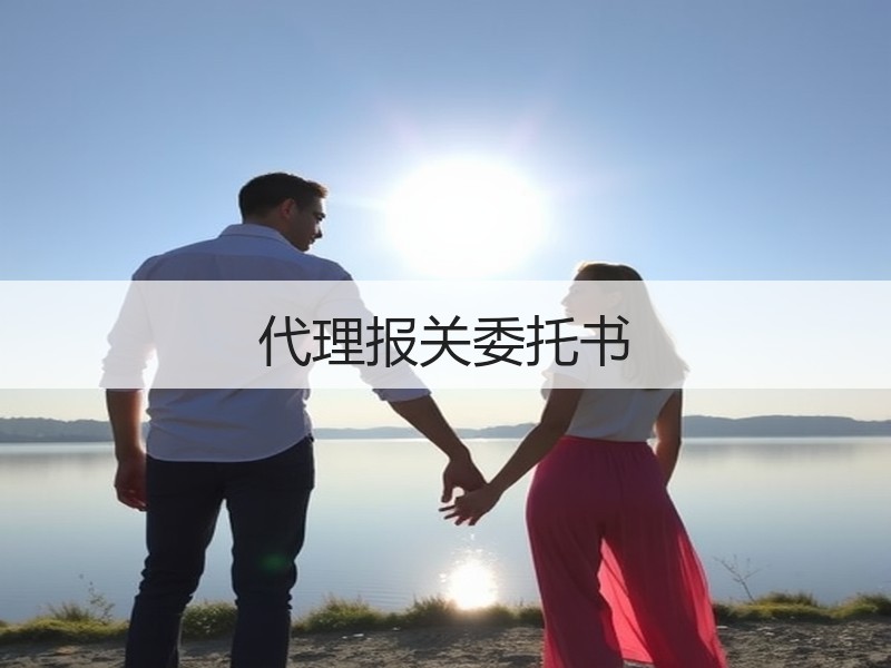 代理报关委托书