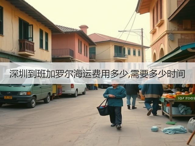 深圳到班加罗尔海运费用多少,需要多少时间(图1)