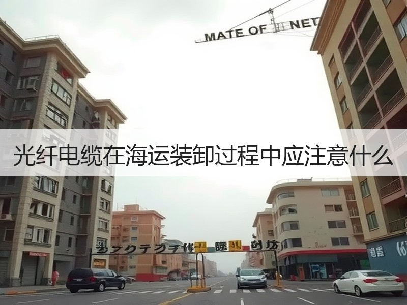 光纤电缆在海运装卸过程中应注意什么