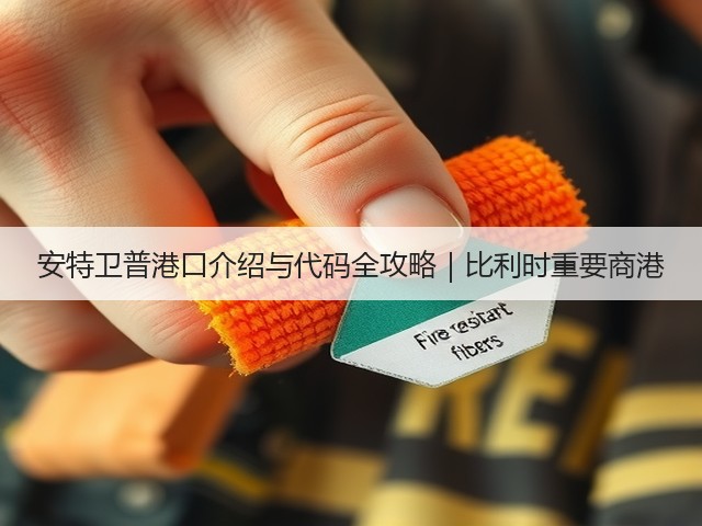 安特卫普港口介绍与代码全攻略｜比利时重要商港(图1)