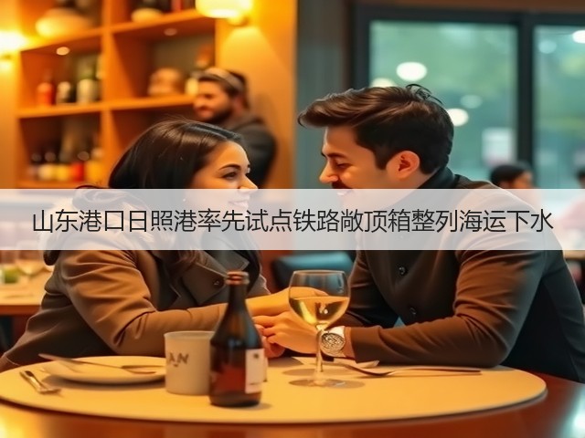 山东港口日照港率先试点铁路敞顶箱整列海运下水(图2)