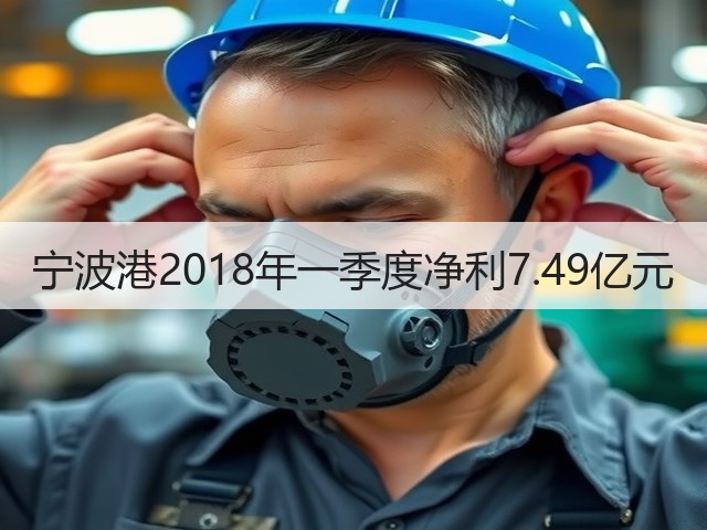 宁波港2018年一季度净利7.49亿元(图3) 宁波港2018年一季度净利7.49亿元(图3)