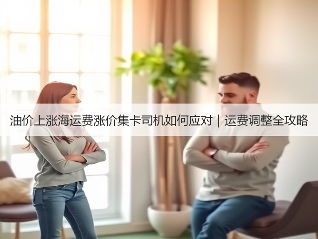 油价上涨海运费涨价集卡司机如何应对｜运费调整全攻略(图1)
