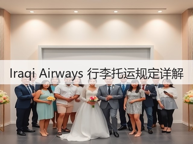 Iraqi Airways 行李托运规定详解(图1) Iraqi Airways 行李托运规定详解(图1)