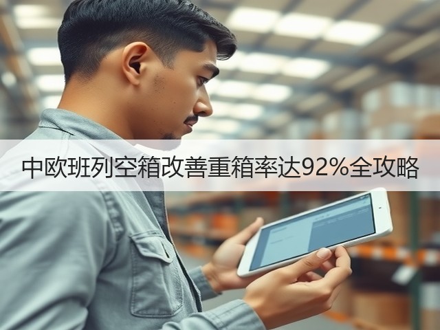 中欧班列空箱改善重箱率达92%全攻略(图1)