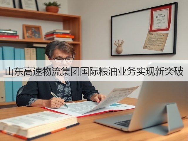 山东高速物流集团国际粮油业务实现新突破(图1) 山东高速物流集团国际粮油业务实现新突破(图1)