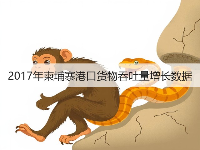 2017年柬埔寨港口货物吞吐量增长数据(图1)