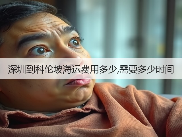 深圳到科伦坡海运费用多少,需要多少时间(图1)