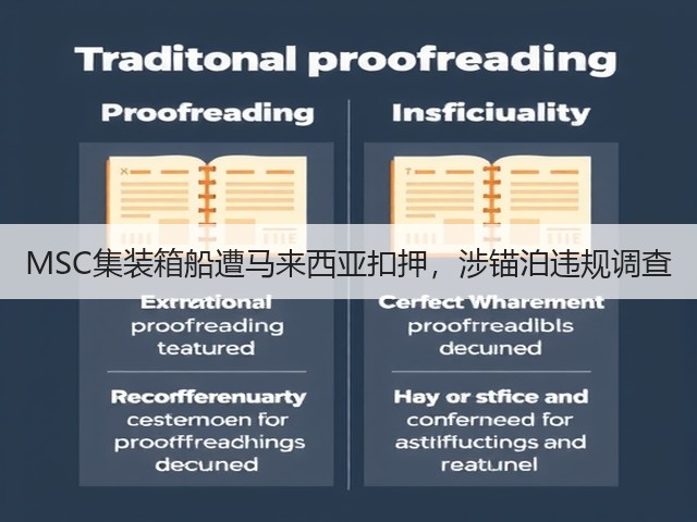 MSC集装箱船遭马来西亚扣押，涉锚泊违规调查(图1)