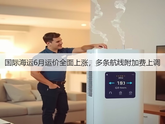 国际海运6月运价全面上涨，多条航线附加费上调(图2)