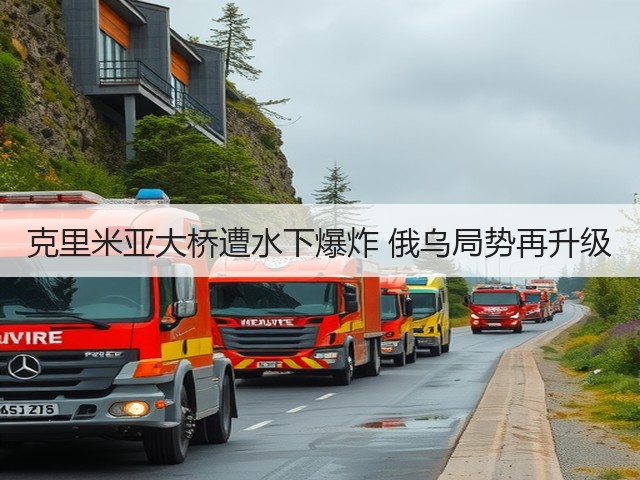 克里米亚大桥遭水下爆炸 俄乌局势再升级(图2)
