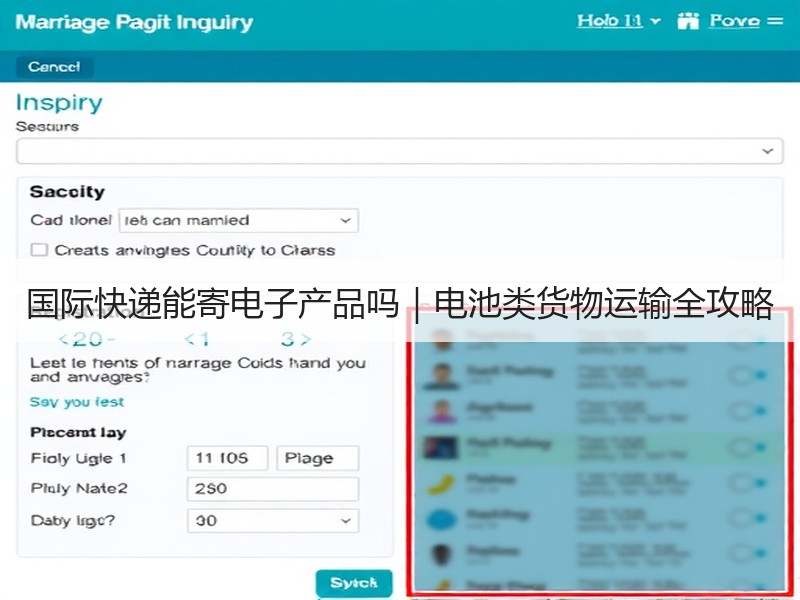 国际快递能寄电子产品吗｜电池类货物运输全攻略