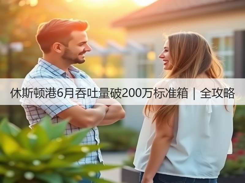 休斯顿港6月吞吐量破200万标准箱｜全攻略