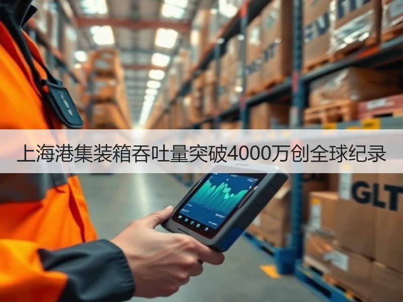 上海港集装箱吞吐量突破4000万创全球纪录 上海港集装箱吞吐量突破4000万创全球纪录