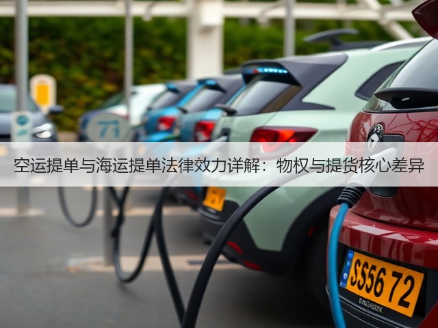 空运提单与海运提单法律效力详解:物权与提货核心差异(图2) 空运提单与海运提单法律效力详解:物权与提货核心差异(图2)