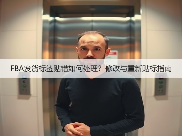 FBA发货标签贴错如何处理?修改与重新贴标指南(图1) FBA发货标签贴错如何处理?修改与重新贴标指南(图1)