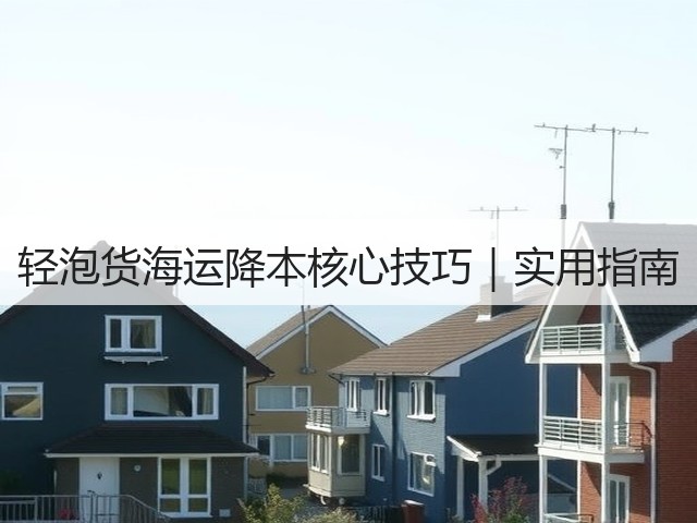 轻泡货海运降本核心技巧|实用指南(图3) 轻泡货海运降本核心技巧|实用指南(图3)