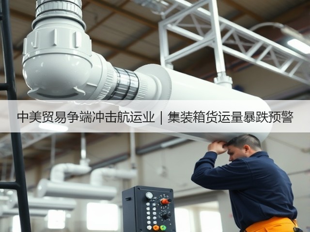 中美贸易争端冲击航运业｜集装箱货运量暴跌预警(图1)