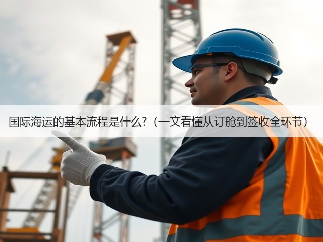 国际海运的基本流程是什么?（一文看懂从订舱到签收全环节）(图2)
