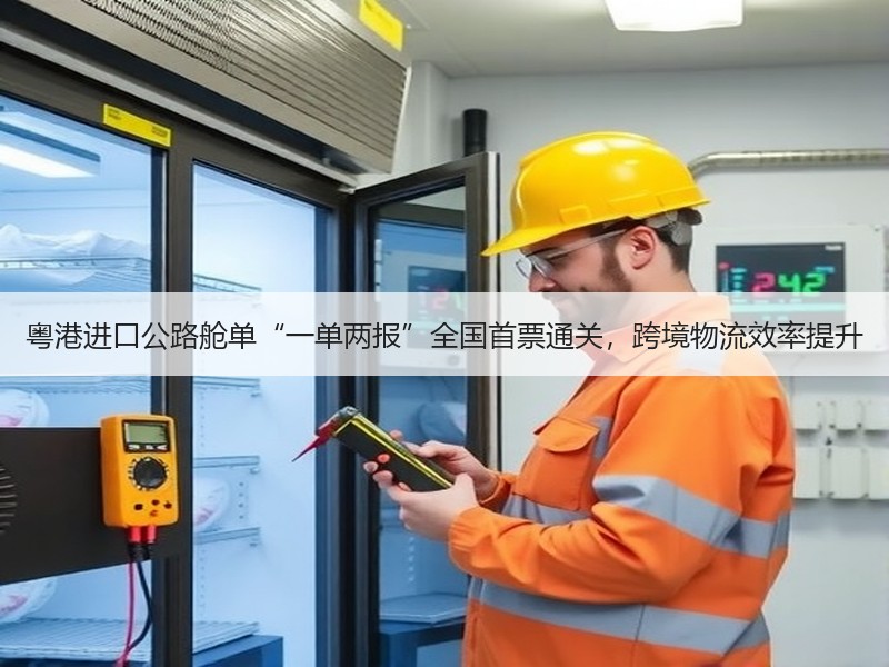 粤港进口公路舱单“一单两报”全国首票通关，跨境物流效率提升