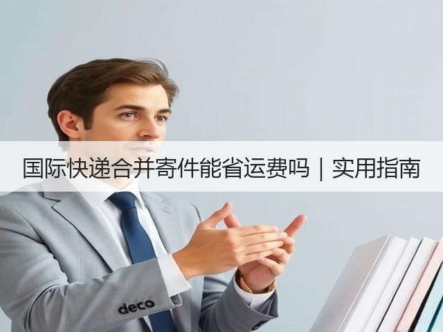 国际快递合并寄件能省运费吗｜实用指南(图2)