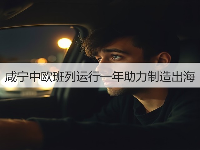 咸宁中欧班列运行一年助力制造出海(图1) 咸宁中欧班列运行一年助力制造出海(图1)