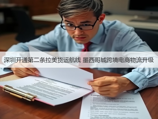 深圳开通第二条拉美货运航线 墨西哥城跨境电商物流升级(图2) 深圳开通第二条拉美货运航线 墨西哥城跨境电商物流升级(图2)