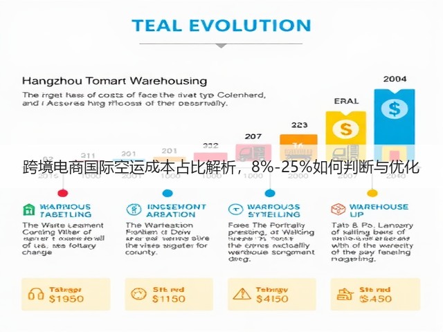 跨境电商国际空运成本占比解析，8%-25%如何判断与优化(图1)