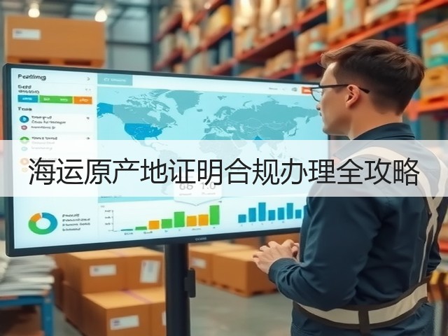 海运原产地证明合规办理全攻略(图2)