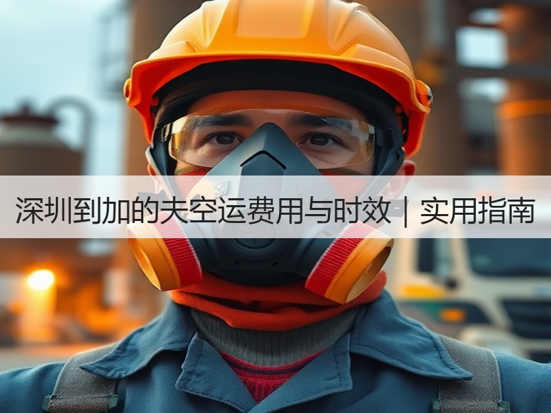 深圳到加的夫空运费用与时效｜实用指南