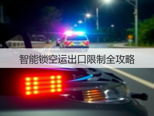 智能锁空运出口限制全攻略(图2)